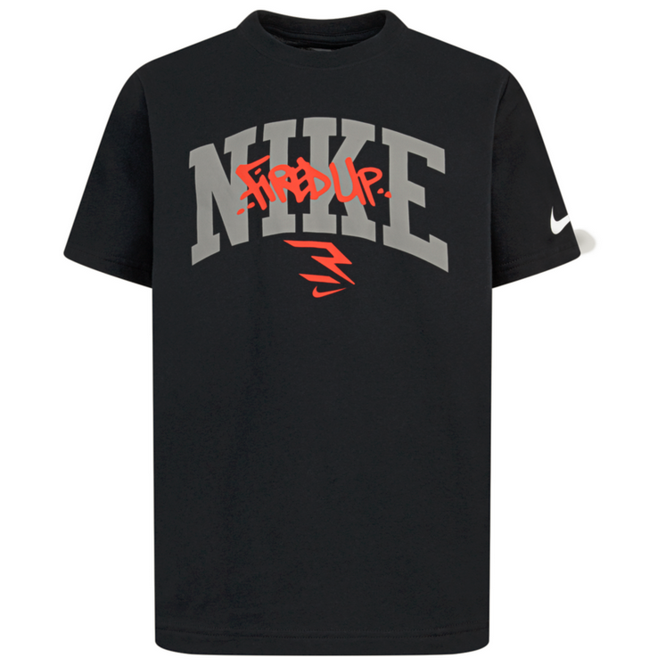T-Shirt Ragazzo Nike Graffiti Tag Lockup Tee - Nero