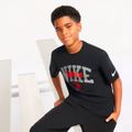 T-Shirt Ragazzo Nike Graffiti Tag Lockup Tee - Nero