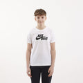 T-shirt Ragazzo Nike Just Do It - Bianco