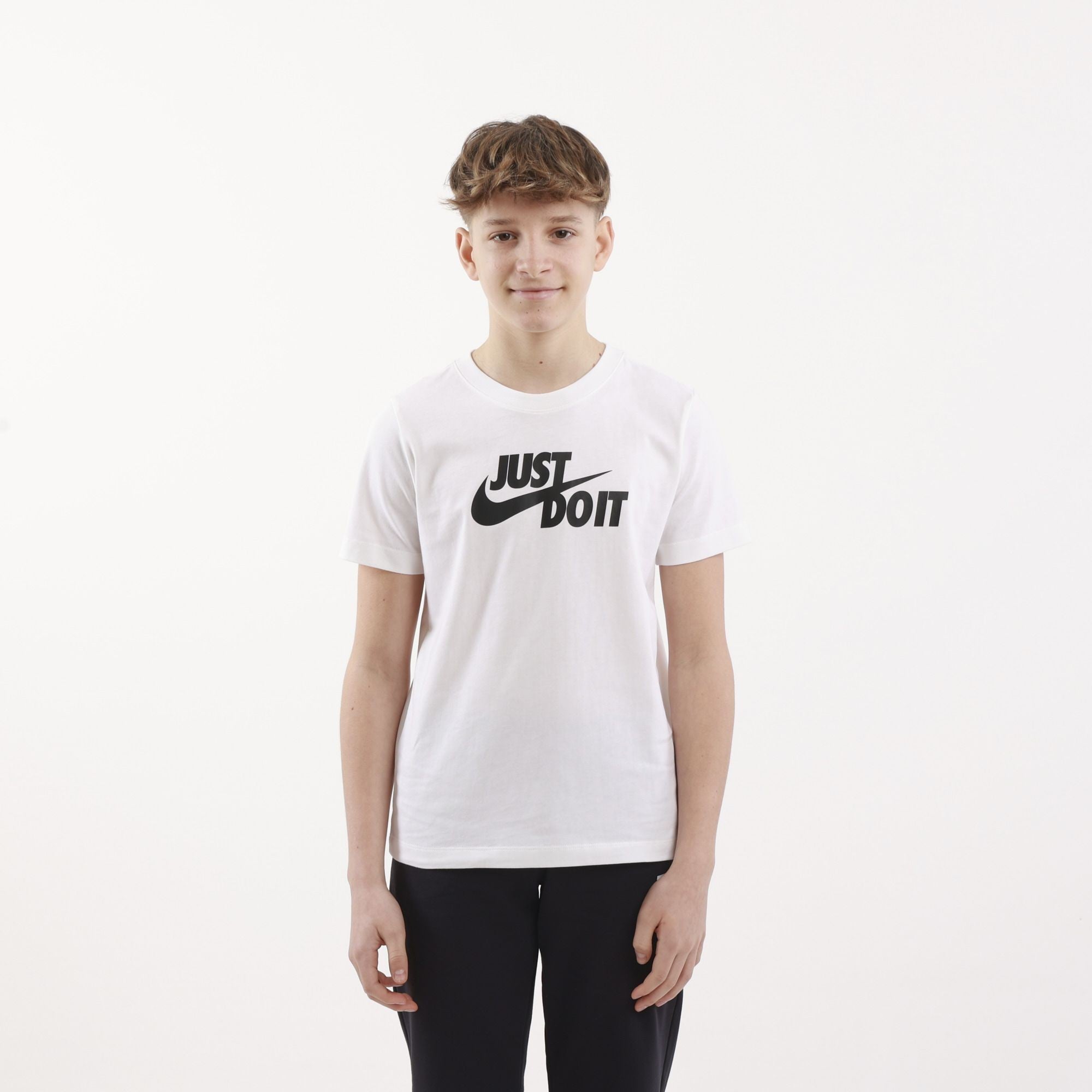 T-shirt Ragazzo Nike Just Do It - Bianco