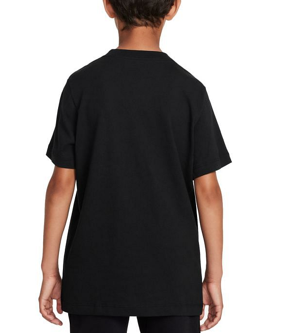T-shirt Ragazzo Nike Multi Logo - Nero