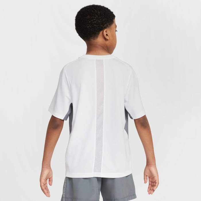 T-shirt Ragazzo Nike Swoosh Dri-Fit - Bianco