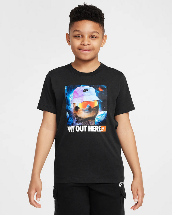 T-shirt Ragazzo Nike Tee Sloth - Nero