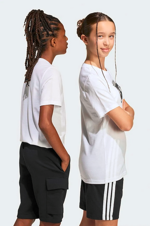 T-shirt Unisex Adidas CAMO TRAIN - Bianco