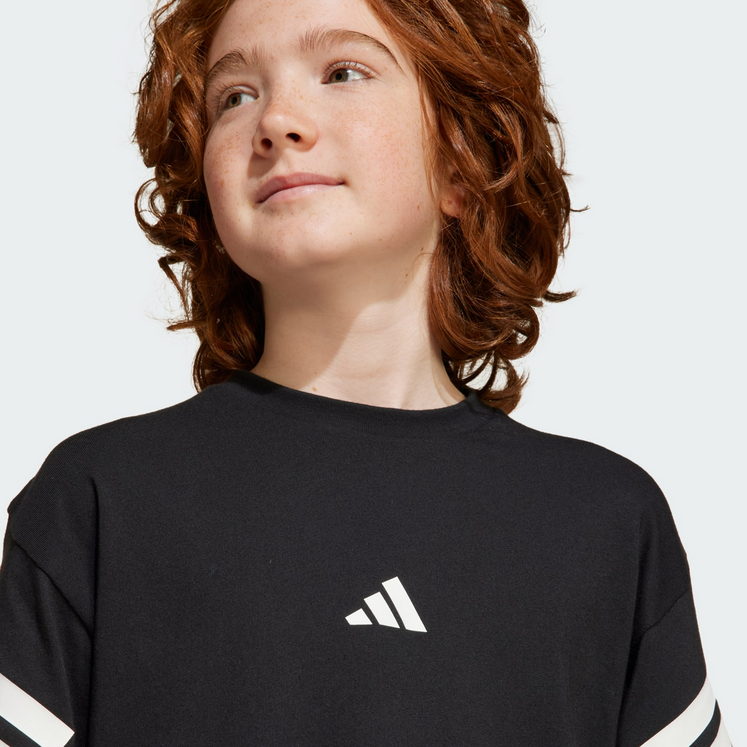 T-shirt Unisex Adidas Future Icons 3-Stripes Tee - Nero