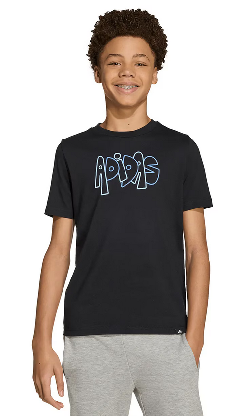 T-shirt Unisex Adidas Graffiti - Nero