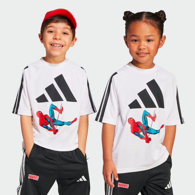 T-shirt Unisex Adidas Marvel Spider-Man - Bianco