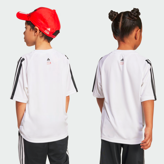 T-shirt Unisex Adidas Marvel Spider-Man - Bianco