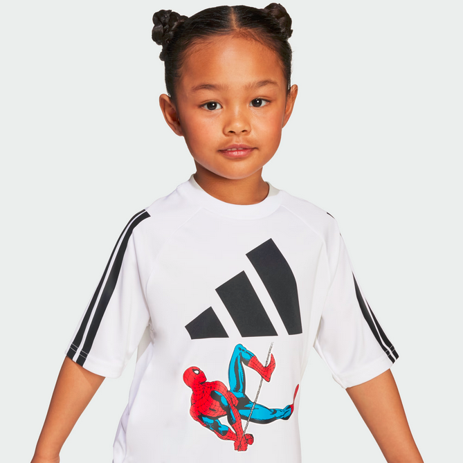 T-shirt Unisex Adidas Marvel Spider-Man - Bianco