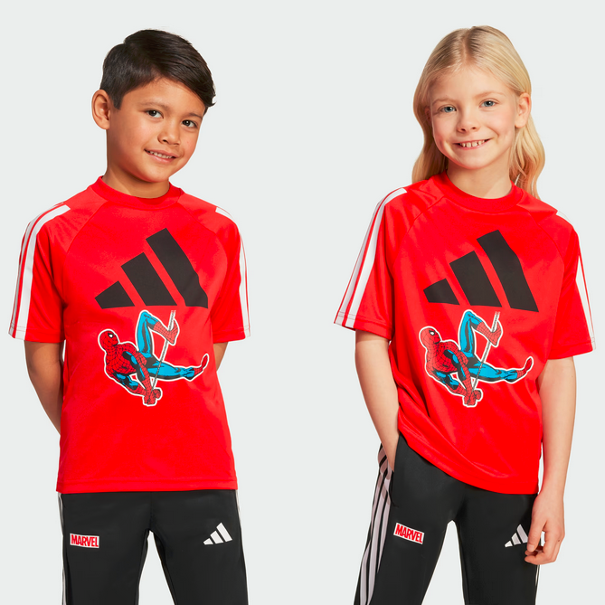 T-shirt Unisex Adidas Marvel Spider-Man - Rosso
