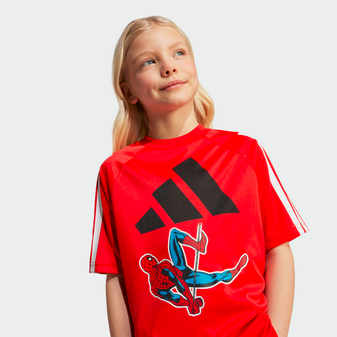 T-shirt Unisex Adidas Marvel Spider-Man - Rosso
