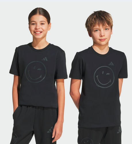 T-shirt Unisex Adidas Smileyworld Graphics Tee - Nero