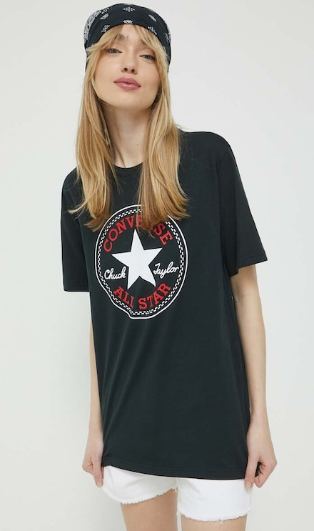 T-shirt Unisex Converse Go-To All Star - Nero