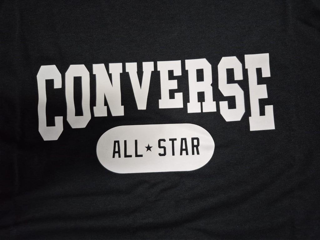 T-shirt Unisex Converse Retrò Logo Standard Fit - Nero