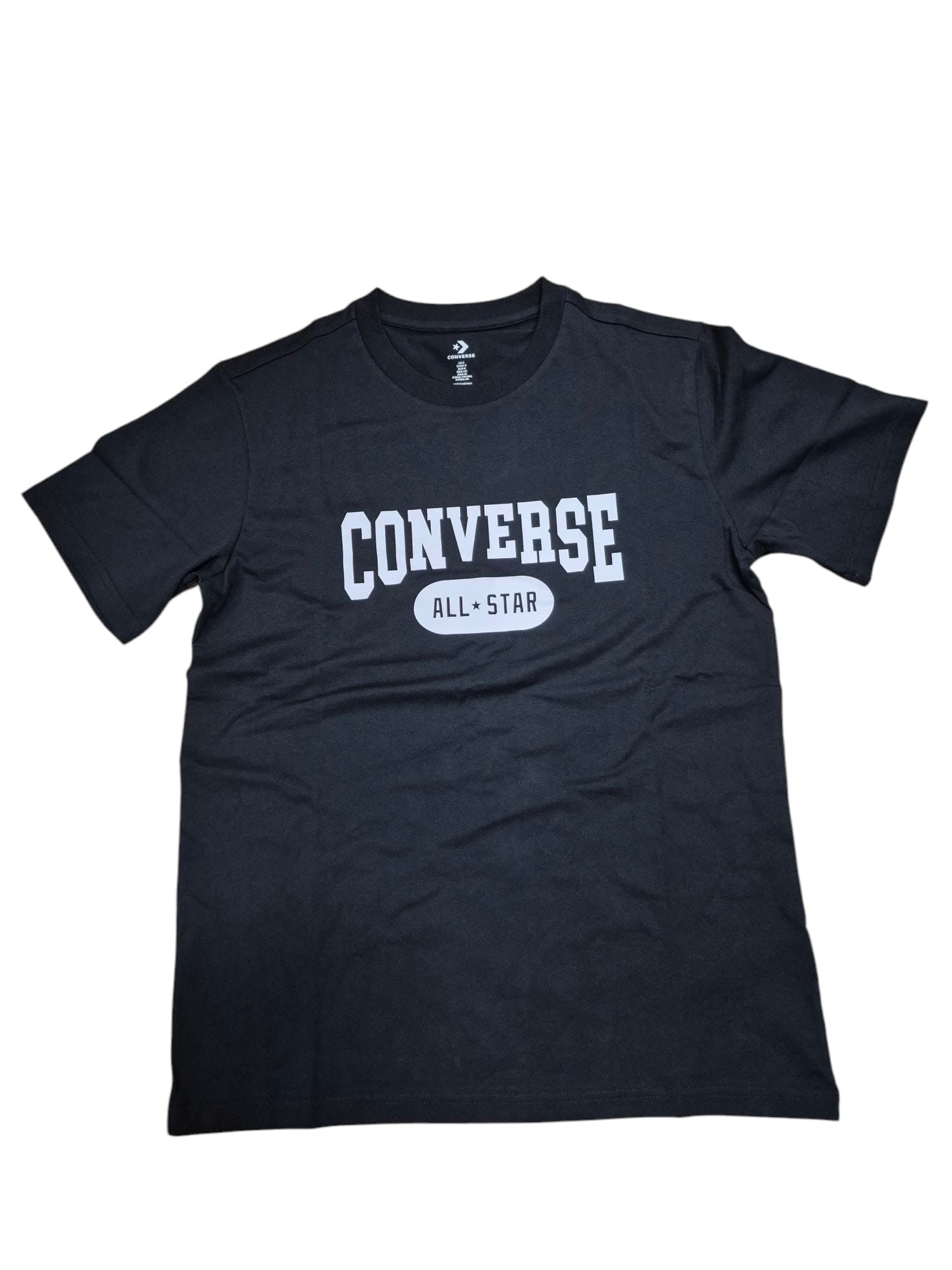 T-shirt Unisex Converse Retrò Logo Standard Fit - Nero