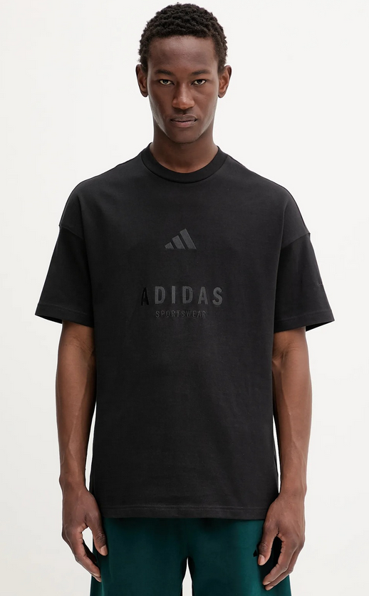 T-shirt Uomo Adidas ALL SZN Embroidered Graphics Tee - Nero