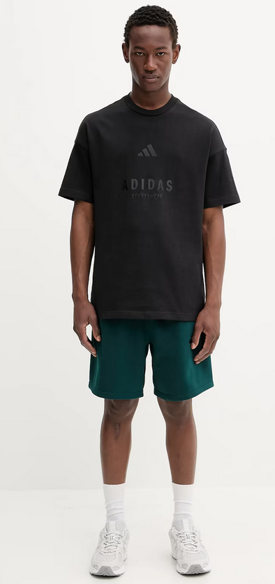 T-shirt Uomo Adidas ALL SZN Embroidered Graphics Tee - Nero