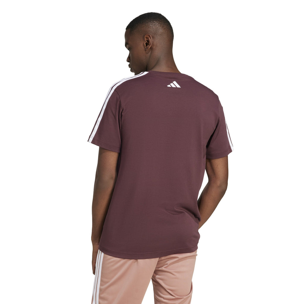 T-shirt Uomo Adidas Codes Collegiate Linear Graphic- Bordeaux