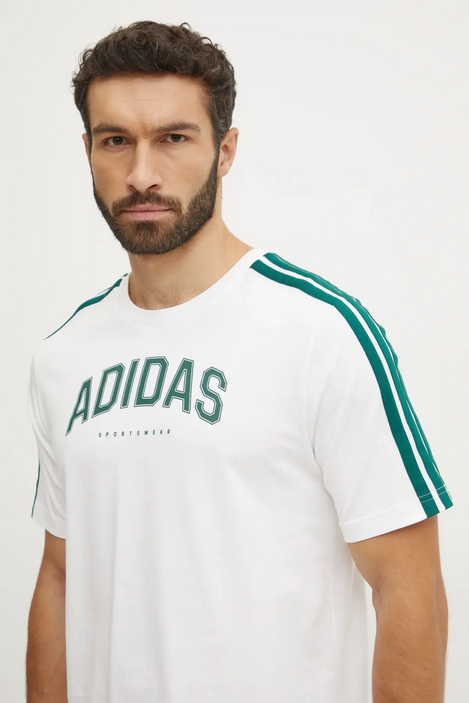 T-shirt Uomo Adidas College Tee - Bianco
