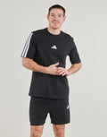 T-shirt uomo Adidas Essentials 3-Stripes - Nero