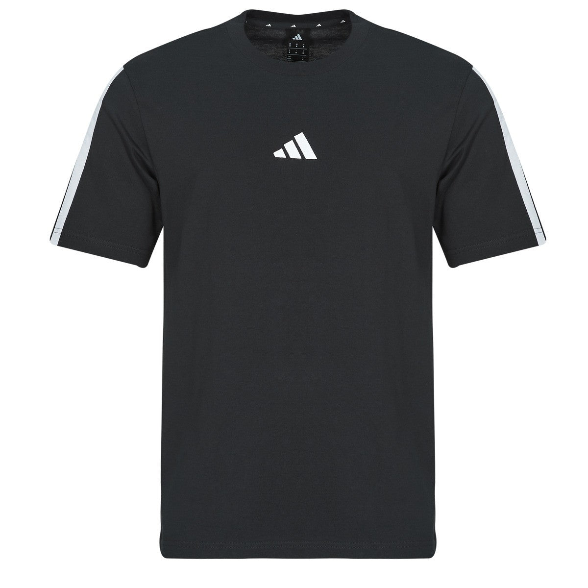 T-shirt uomo Adidas Essentials 3-Stripes - Nero
