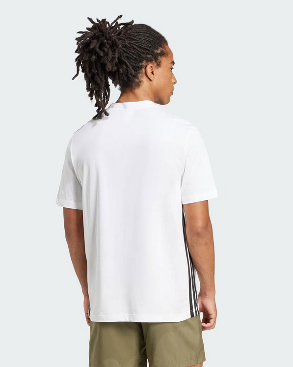T-shirt uomo Adidas Essentials 3-Stripes SJ- BIANCO
