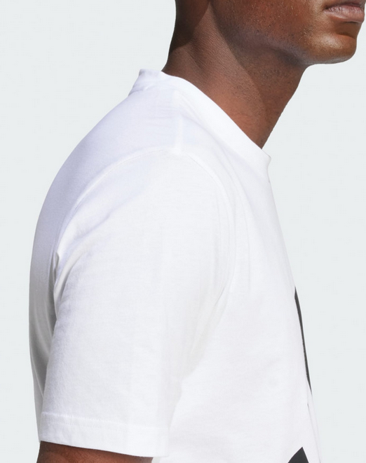 T-shirt Uomo Adidas Essentials Big Logo - Bianco