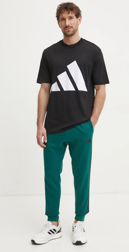 T-shirt Uomo Adidas Essentials Big Logo - Nero