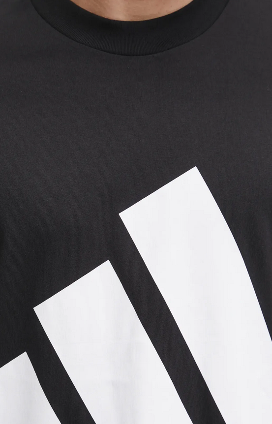 T-shirt Uomo Adidas Essentials Big Logo - Nero