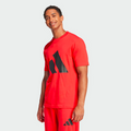 T-shirt Uomo Adidas Essentials Big Logo - Rosso