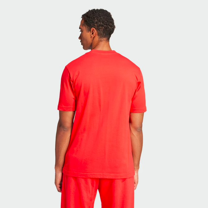T-shirt Uomo Adidas Essentials Big Logo - Rosso
