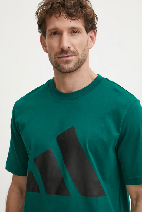 T-shirt Uomo Adidas Essentials Big Logo - Verde