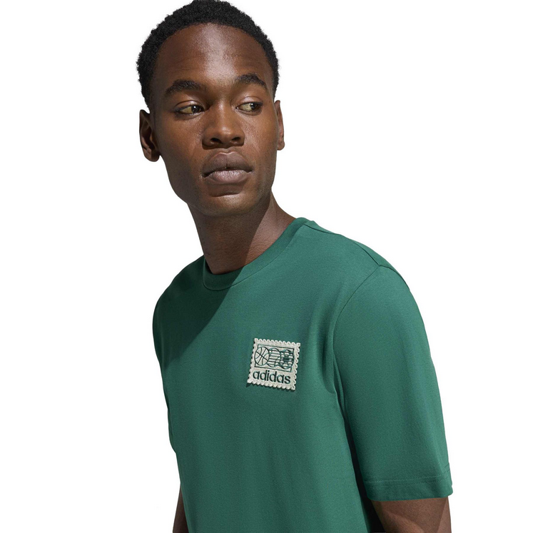 T-shirt uomo ADIDAS Memories Of Sport Patch - VERDE