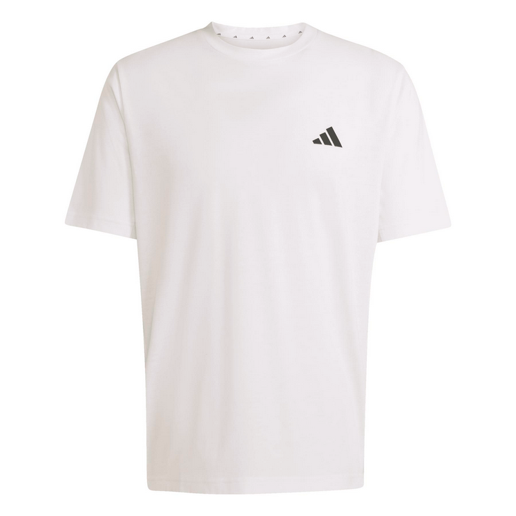 T-shirt uomo ADIDAS Essentials Feelready 3 Stripes -BIANCO