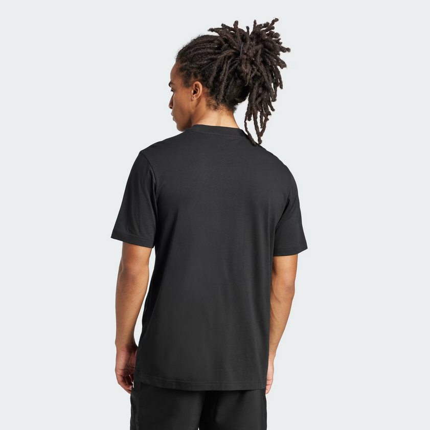 T-shirt uomo Adidas Essentials Single Jersey- Nero