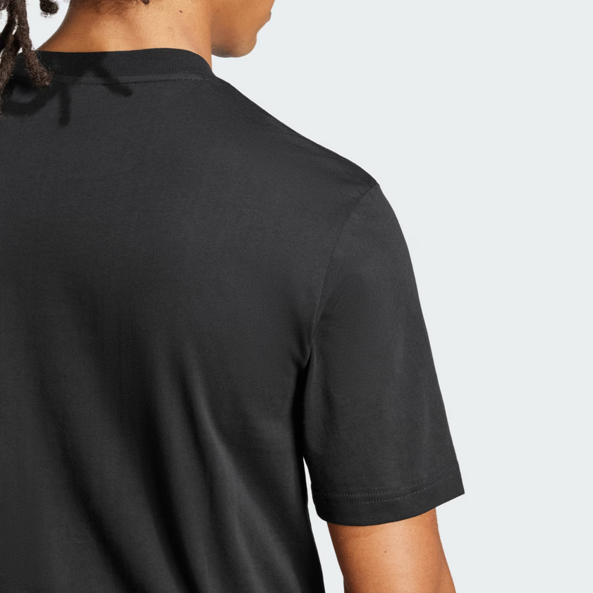 T-shirt uomo Adidas Essentials Single Jersey- Nero