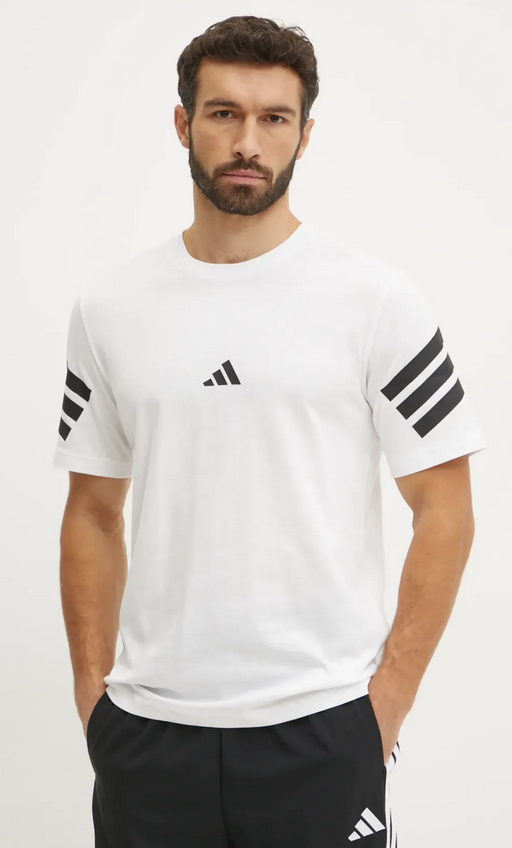 T-shirt Uomo Adidas Future Icons 3-Stripes Tee - Bianco