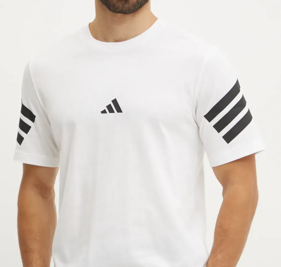 T-shirt Uomo Adidas Future Icons 3-Stripes Tee - Bianco
