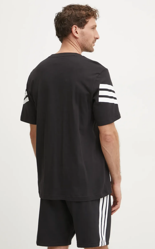 T-shirt Uomo Adidas Future Icons 3-Stripes Tee - Nero