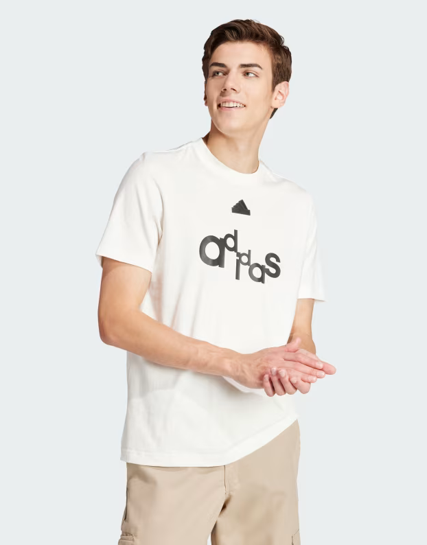T-shirt Uomo Adidas Graphic Pint - Bianco