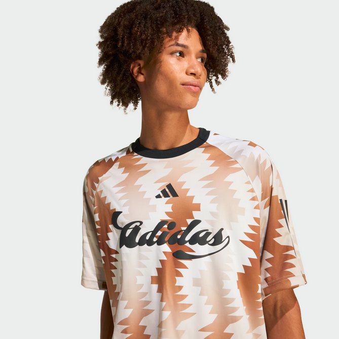 T-shirt uomo Adidas HOUSE OF TIRO- BEIGE