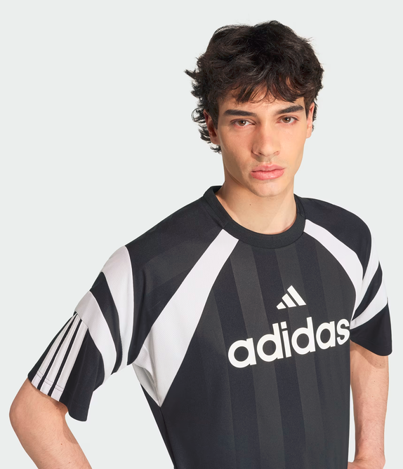 T-shirt uomo Adidas HOUSE OF TIRO- NERO