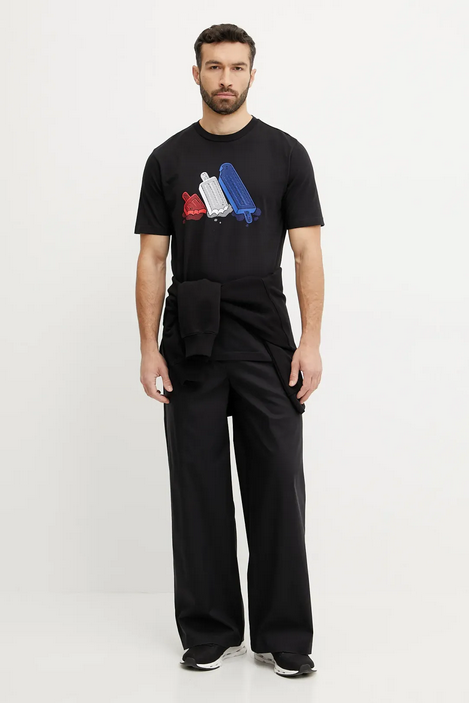T-shirt Uomo Adidas Ice Graphic Tee - Nero