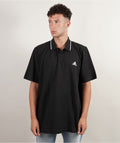 T-shirt Uomo Adidas Polo Essentials Small Logo - Nero