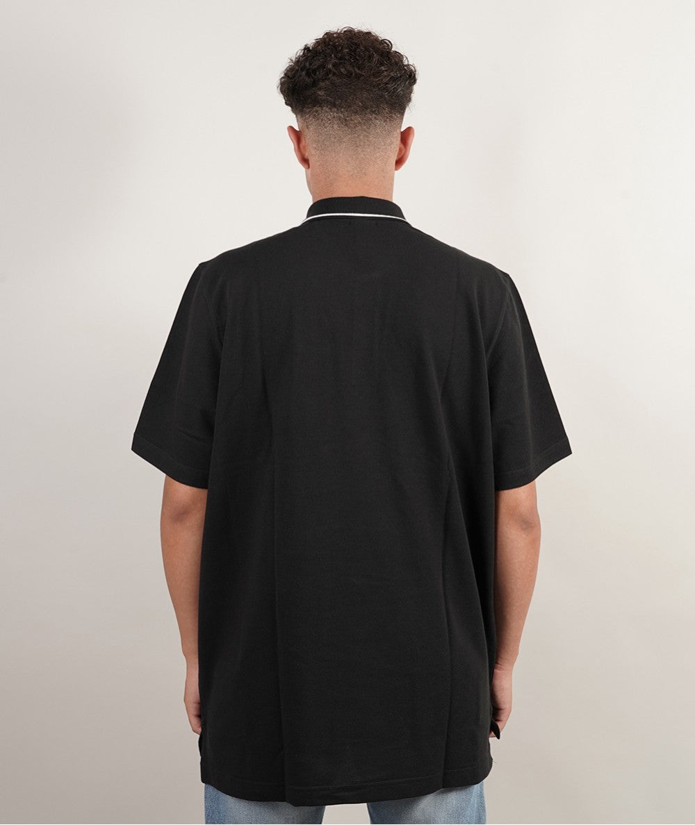 T-shirt Uomo Adidas Polo Essentials Small Logo - Nero