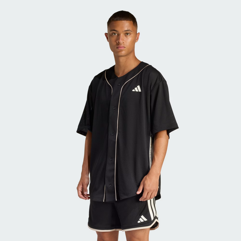 T-shirt uomo Adidas STADIUM MESH BASEBALL - Nero