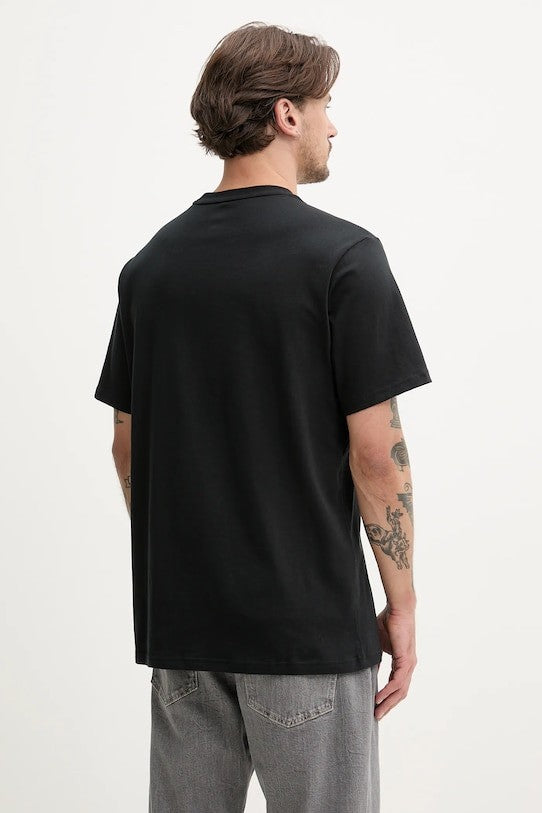 T-shirt Uomo Converse Chuck Distort Spray Paint Tee - Nero