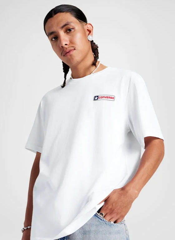 T-shirt Uomo Converse Logo - Bianco