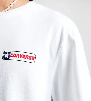 T-shirt Uomo Converse Logo - Bianco