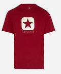 T-shirt Uomo Converse Square Logo - Rosso